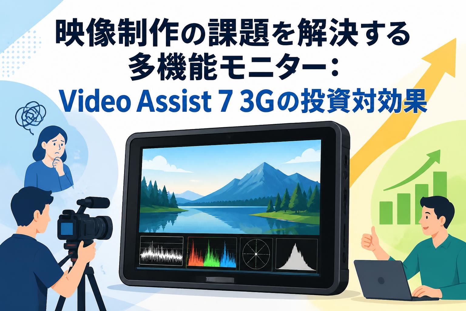 映像制作の課題を解決する多機能モニター：Video Assist 7 3Gの投資対効果