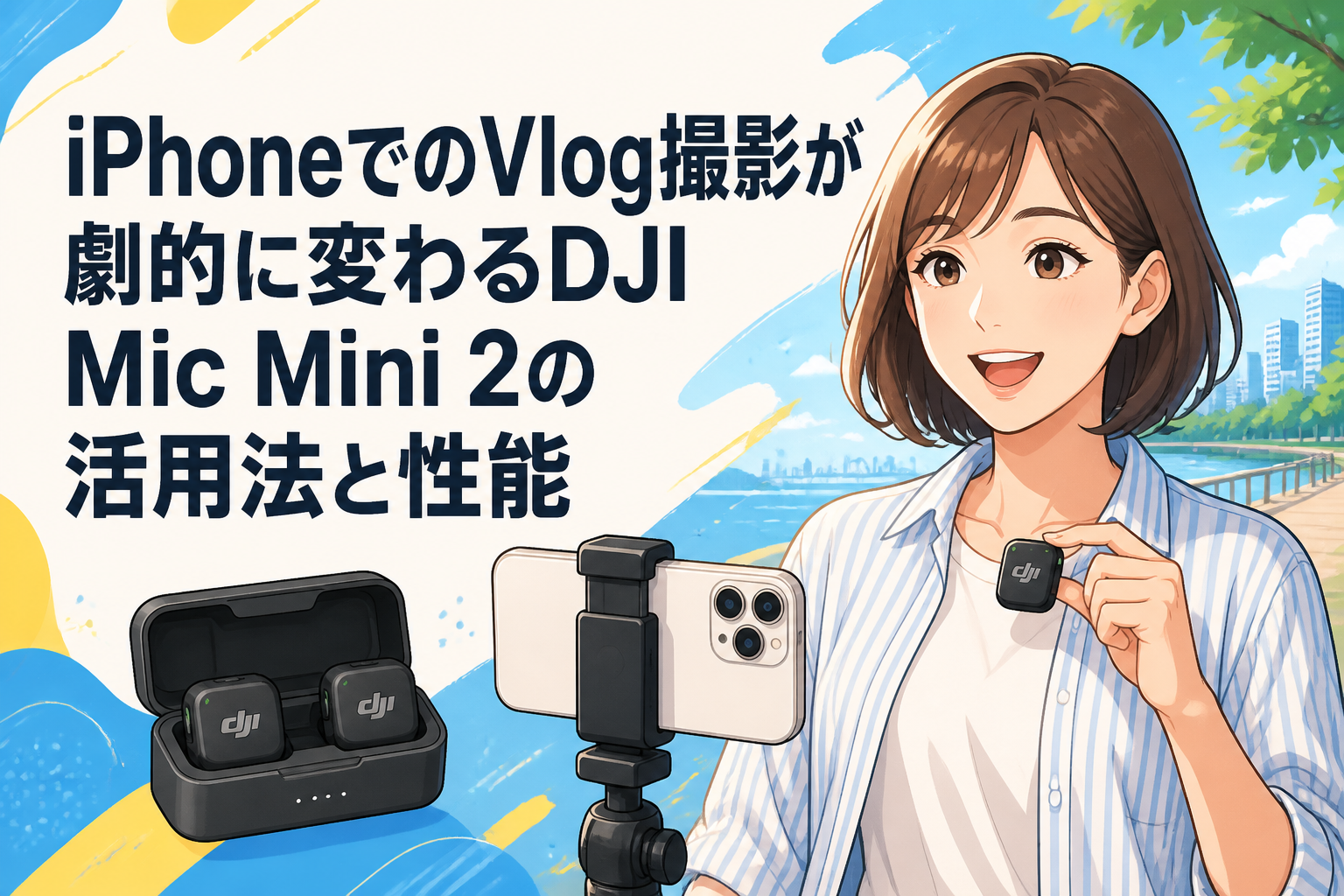 iPhoneでのVlog撮影が劇的に変わるDJI Mic Mini 2の活用法と性能