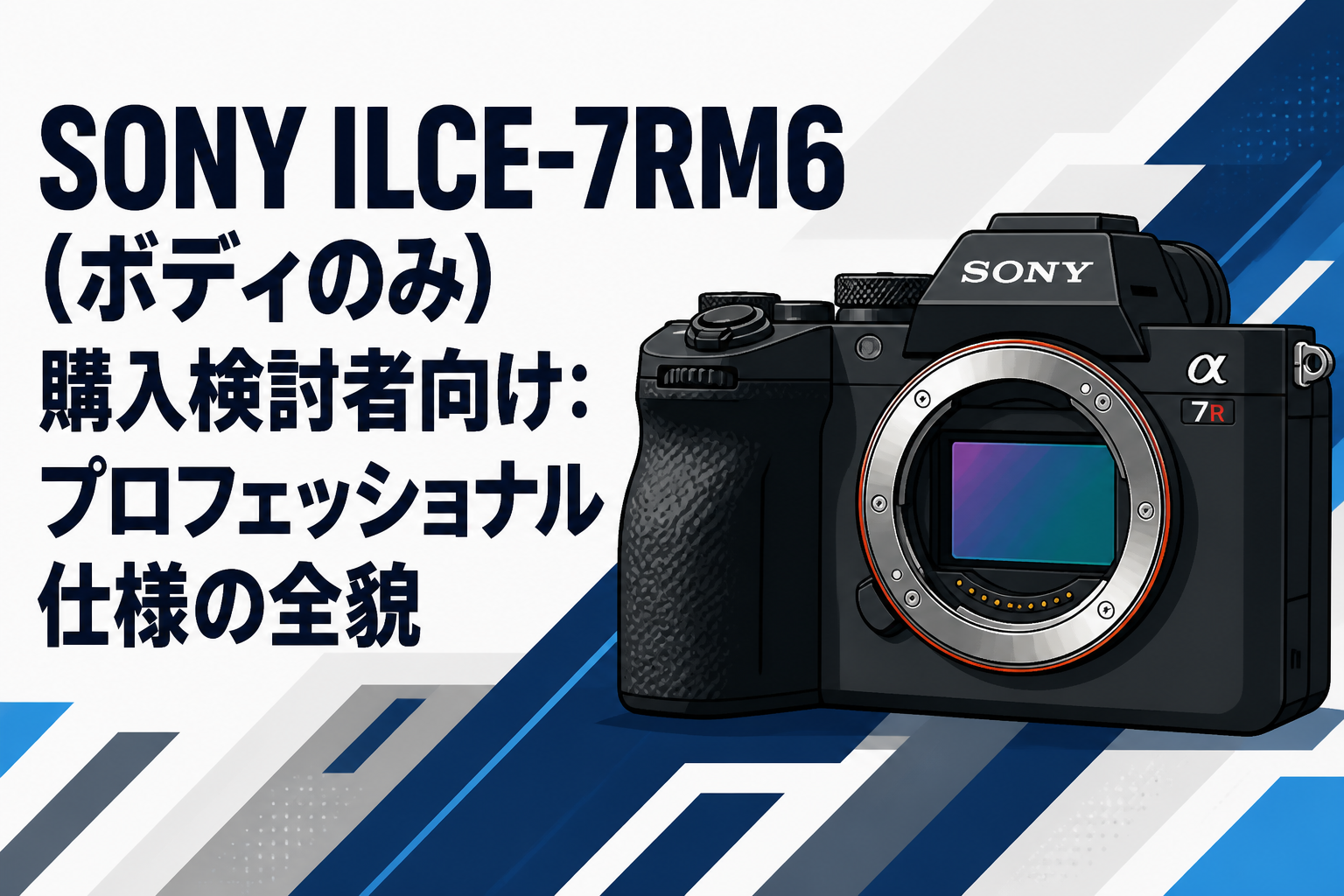 SONY ILCE-7RM6 (ボディのみ) 購入検討者向け：プロフェッショナル仕様の全貌