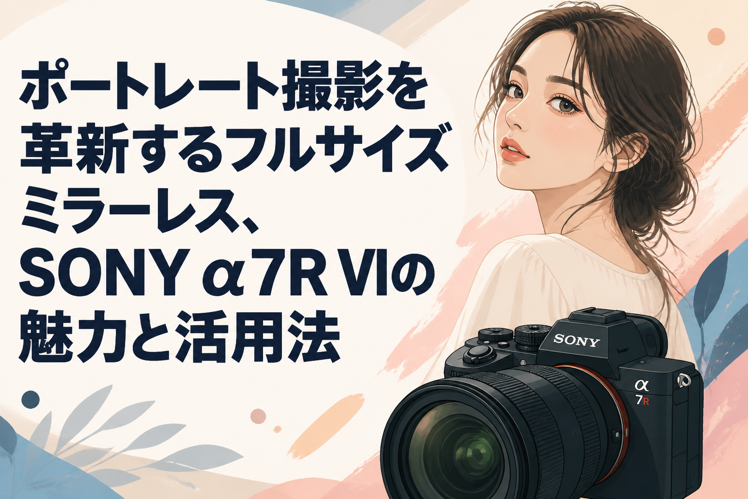 ポートレート撮影を革新するフルサイズミラーレス、SONY α7R VIの魅力と活用法