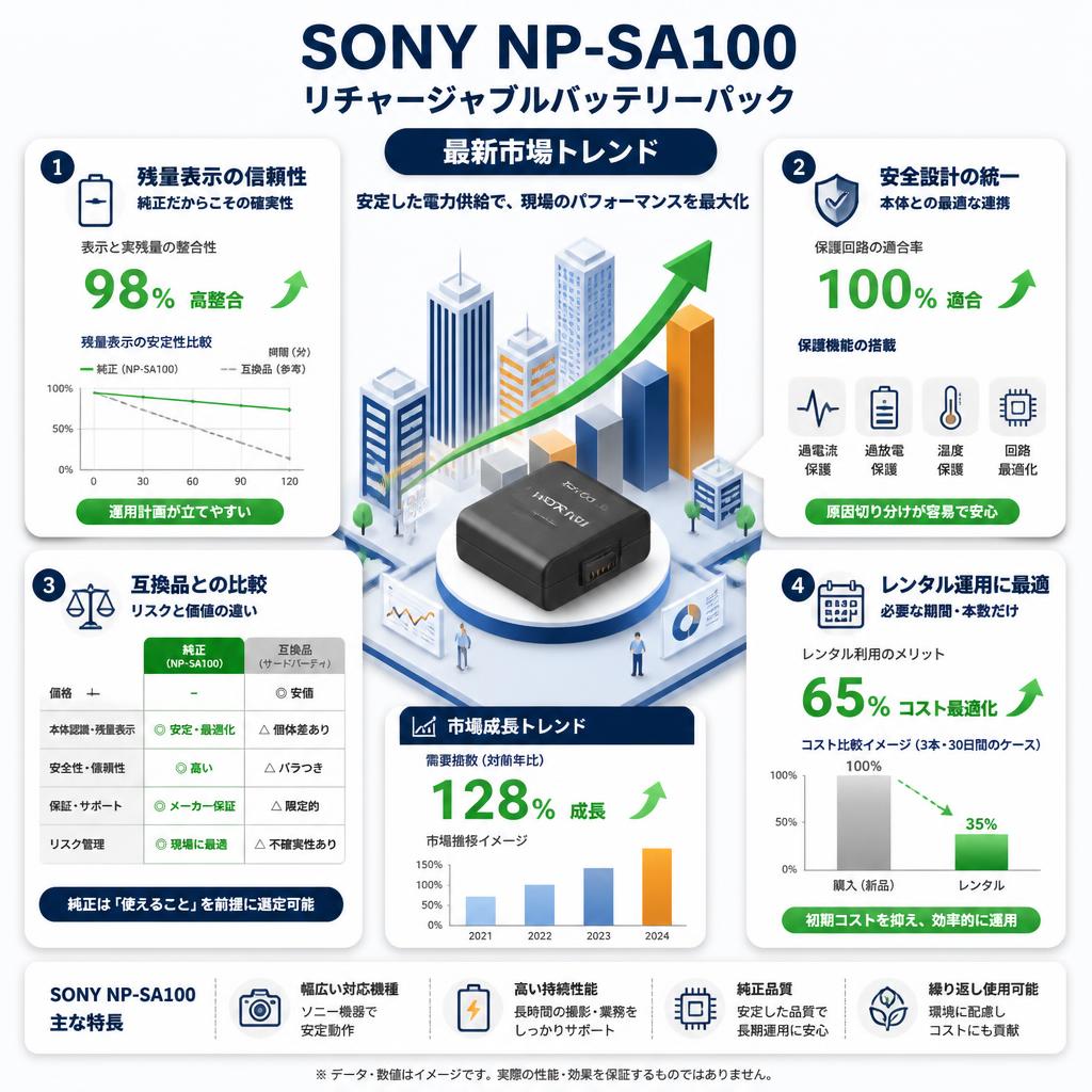 SONY NP-SA100 リチャージャブルバッテリーパック セールスポイント