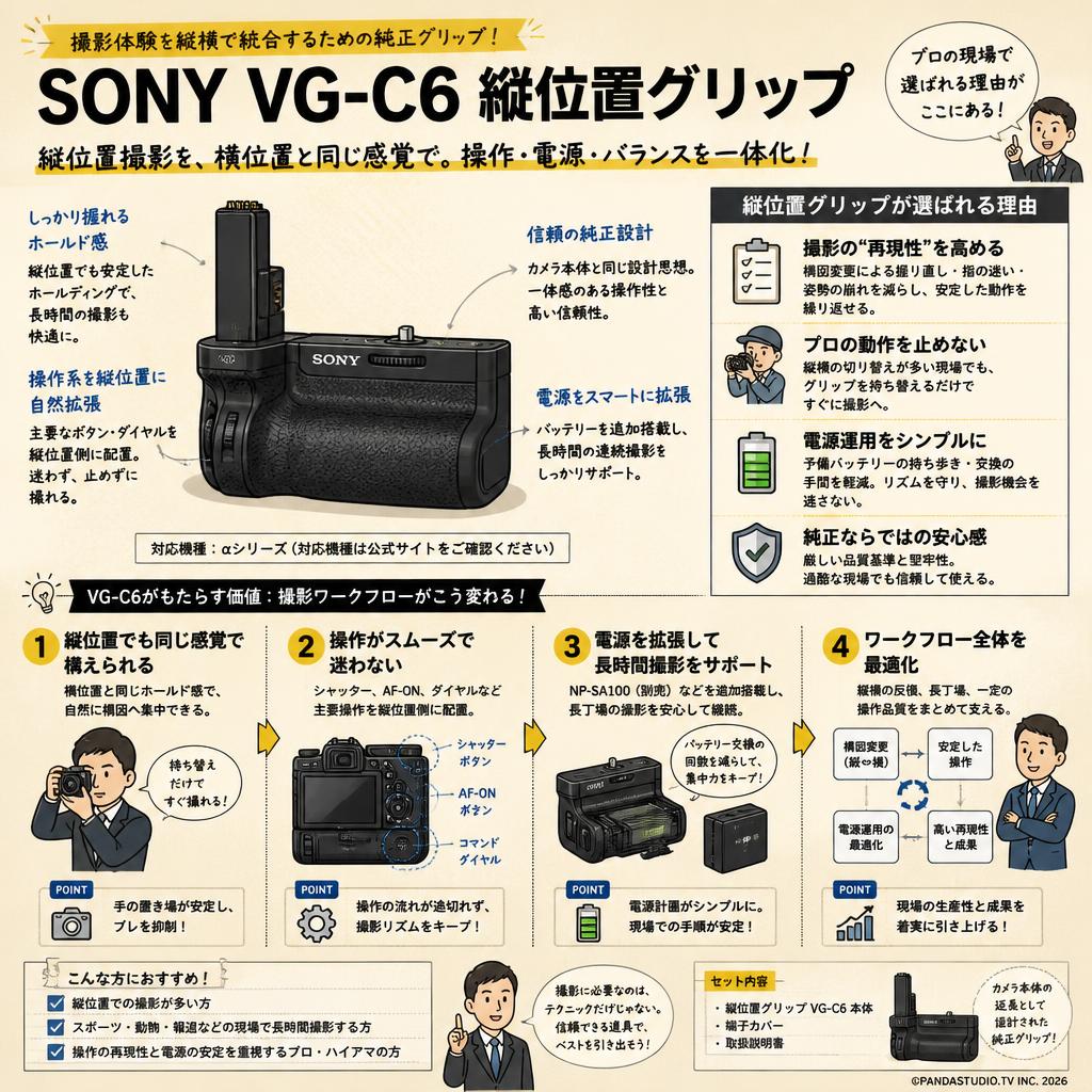 SONY VG-C6 縦位置グリップ 概要