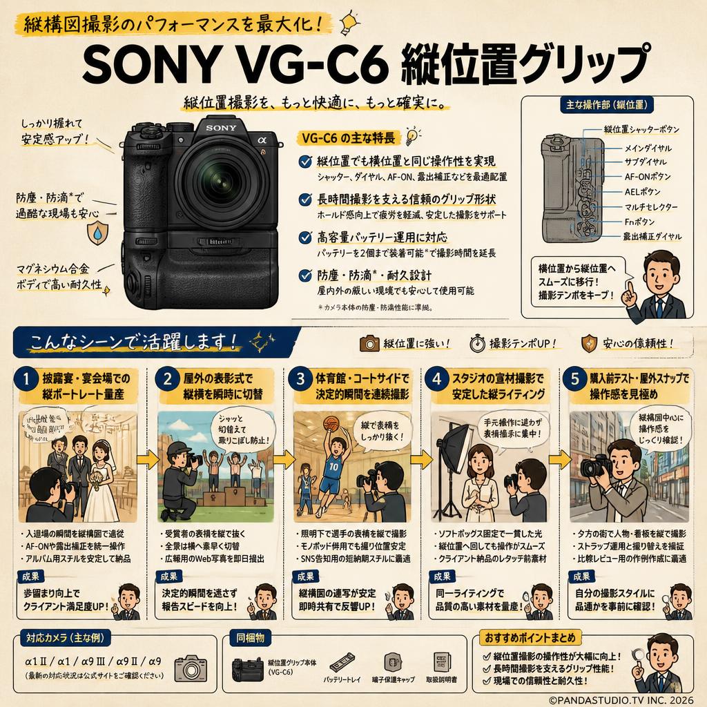SONY VG-C6 縦位置グリップ 用途