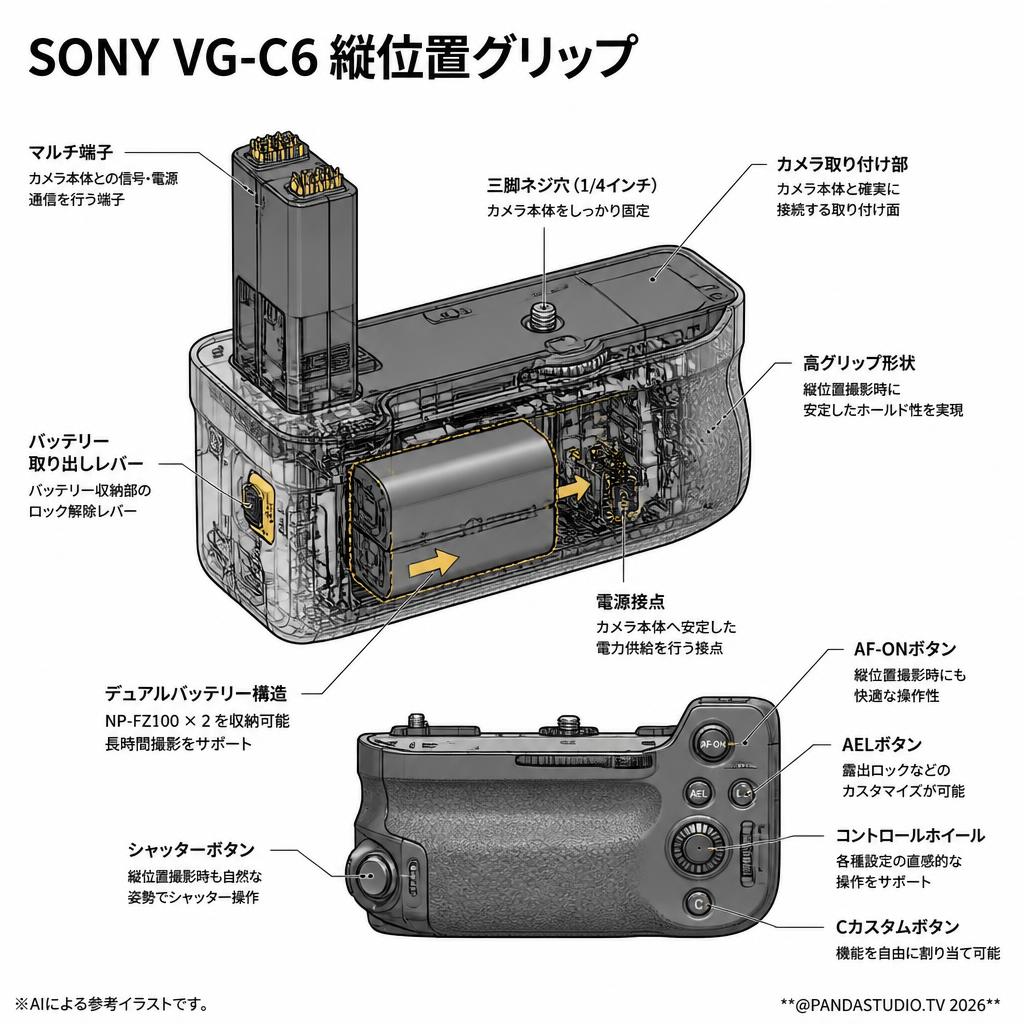 SONY VG-C6 縦位置グリップ スペック