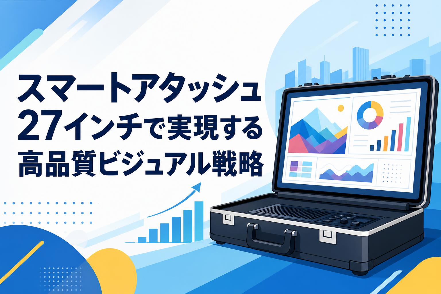スマートアタッシュ27インチで実現する高品質ビジュアル戦略