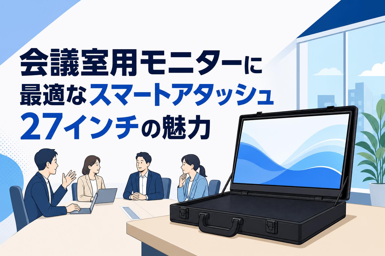 会議室用モニターに最適なスマートアタッシュ27インチの魅力