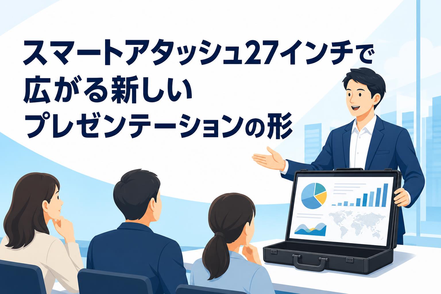 スマートアタッシュ27インチで広がる新しいプレゼンテーションの形