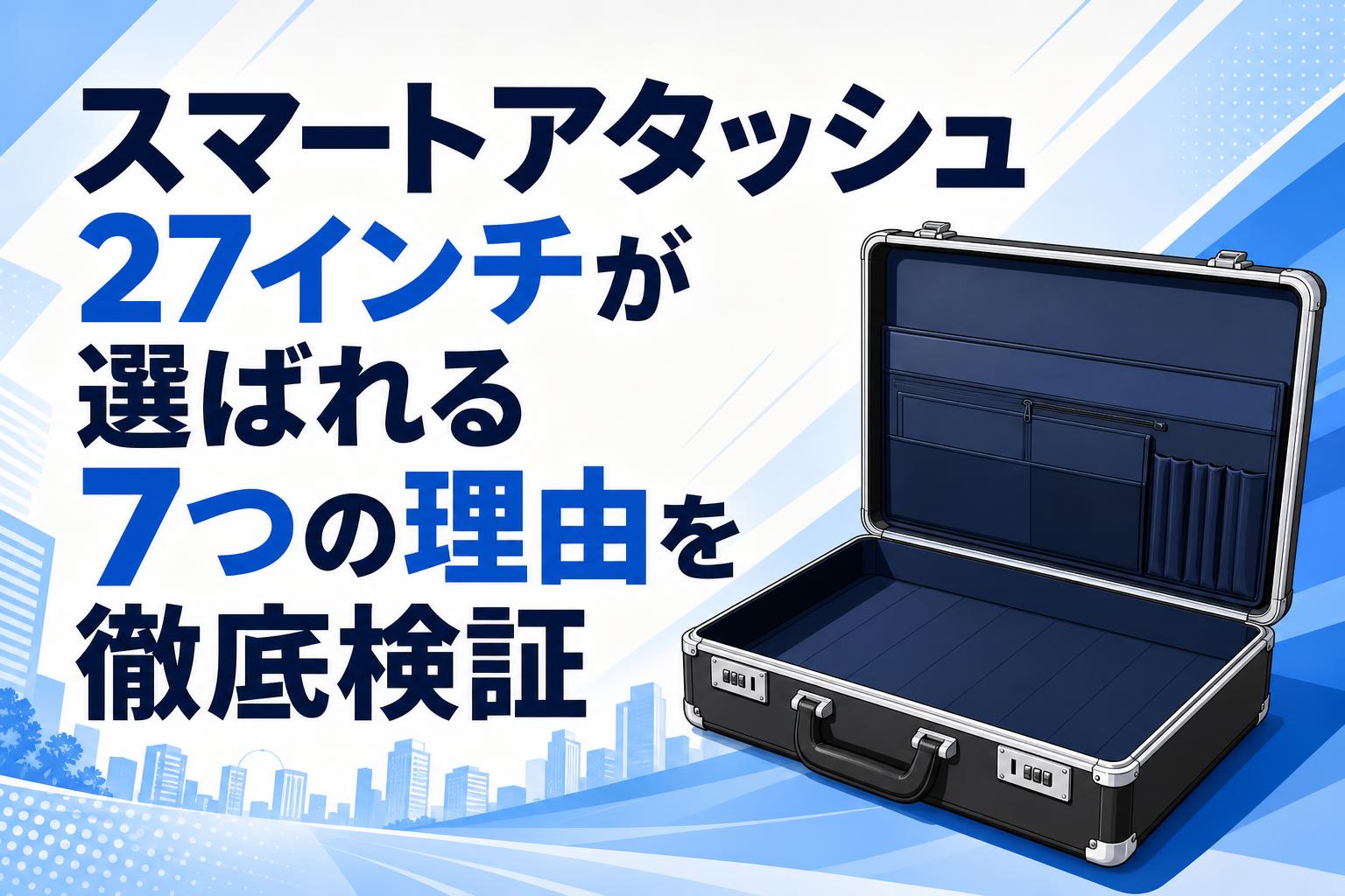 スマートアタッシュ27インチが選ばれる7つの理由を徹底検証