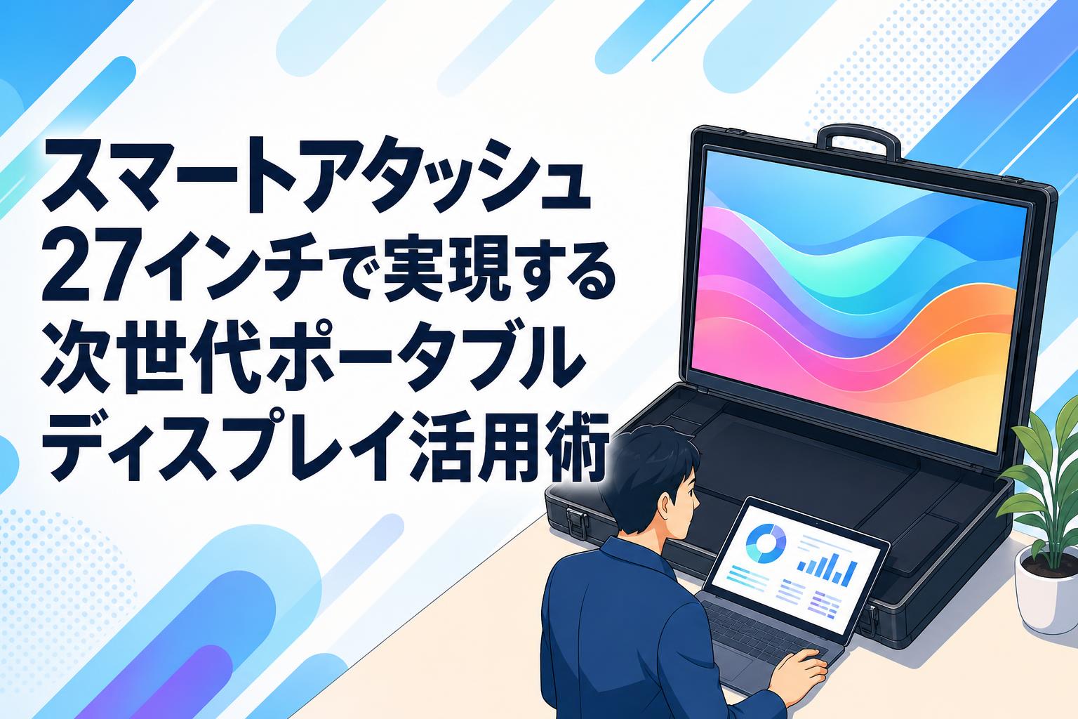 スマートアタッシュ27インチで実現する次世代ポータブルディスプレイ活用術