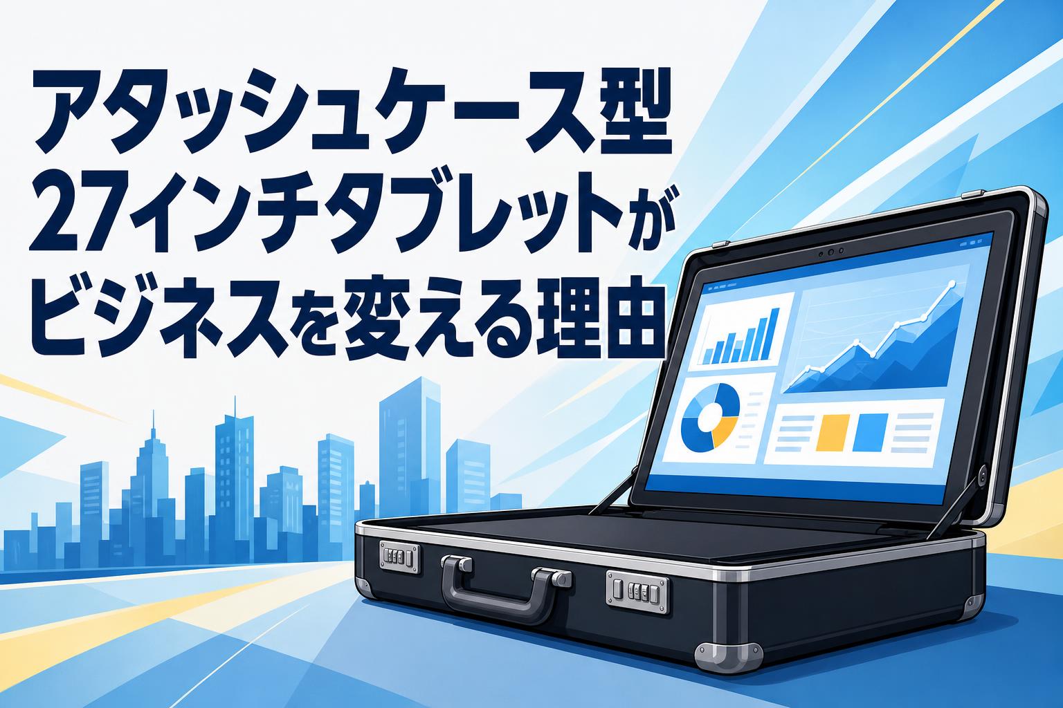 アタッシュケース型27インチタブレットがビジネスを変える理由