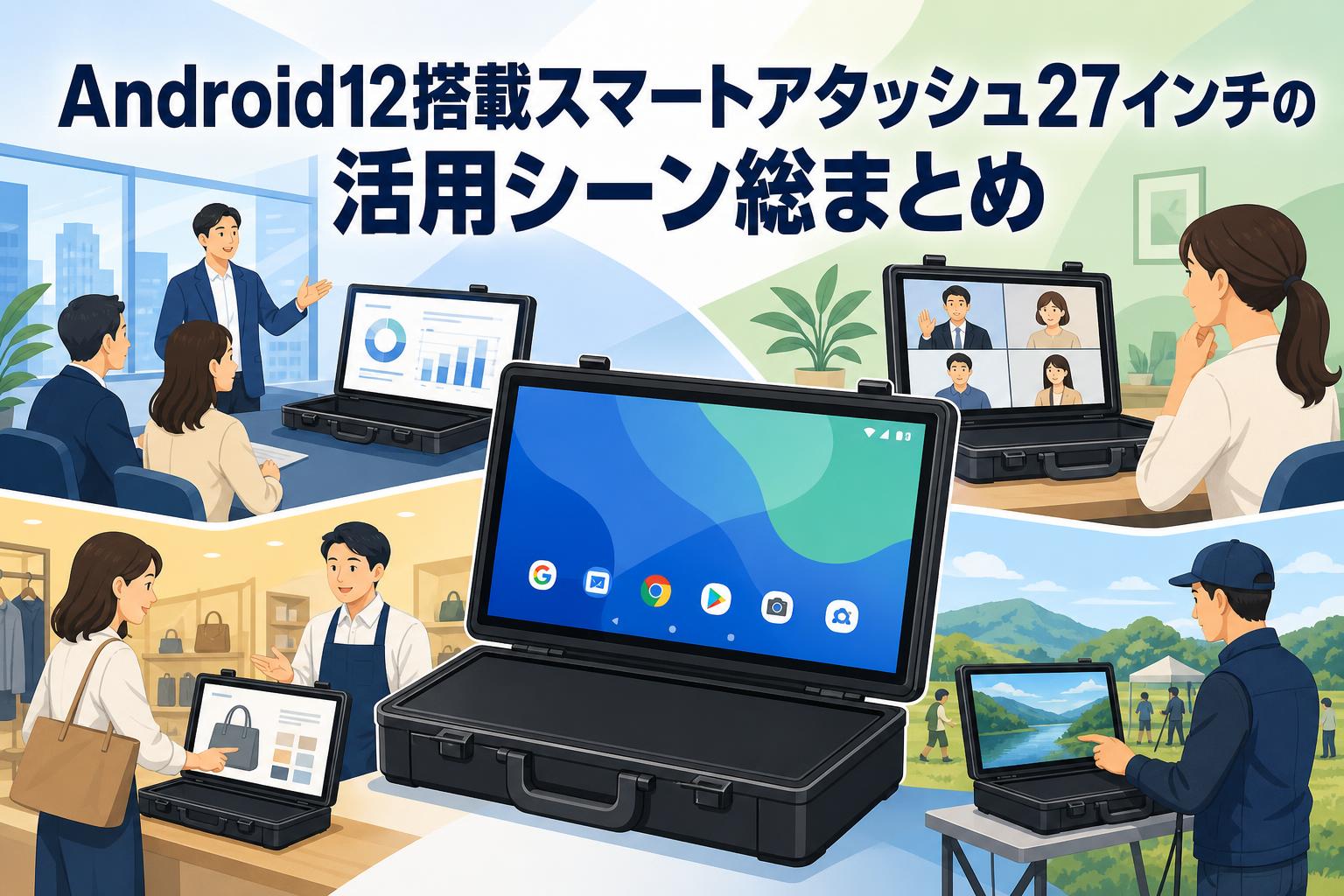 Android12搭載スマートアタッシュ27インチの活用シーン総まとめ