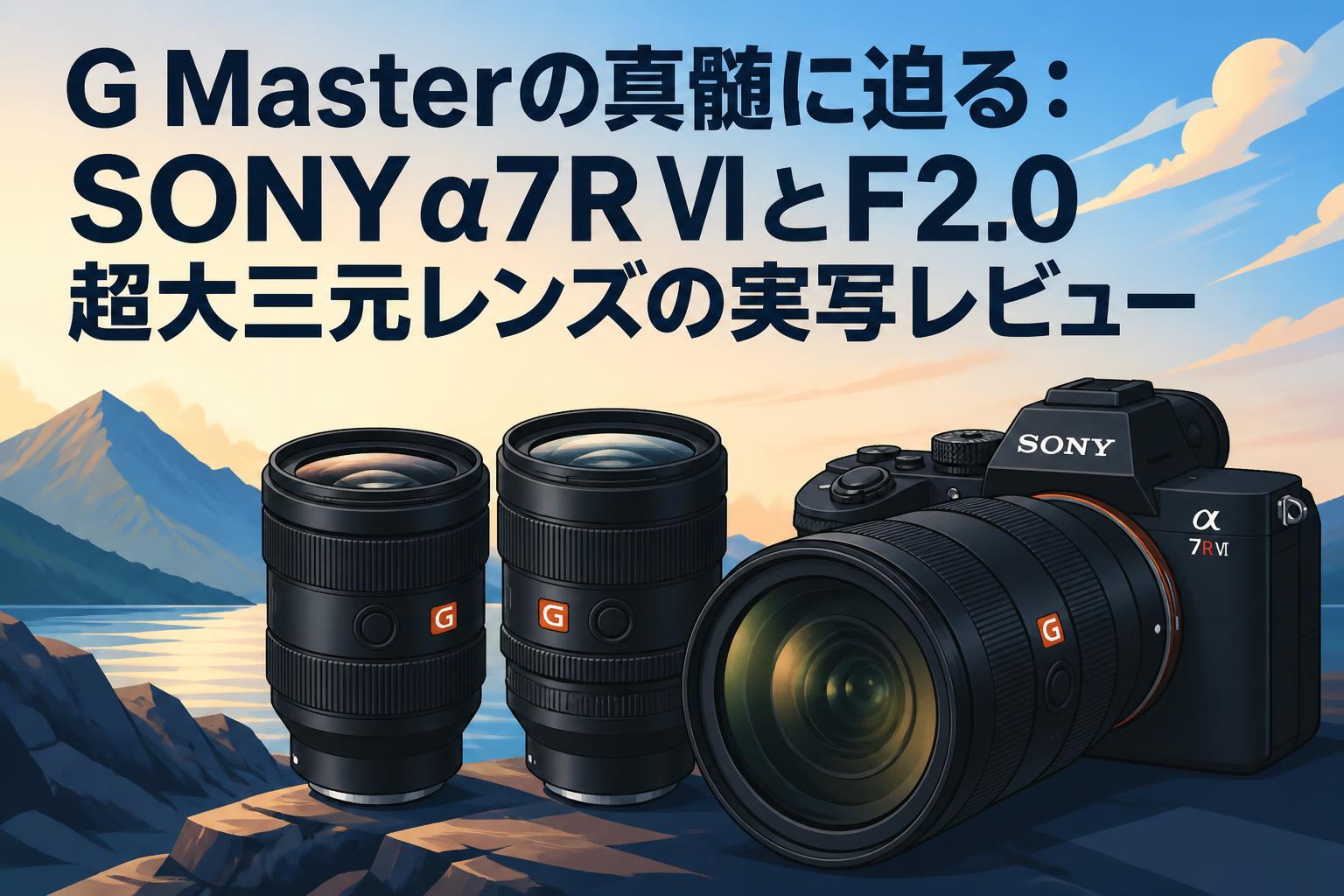 G Masterの真髄に迫る：SONY α7R VIとF2.0超大三元レンズの実写レビュー