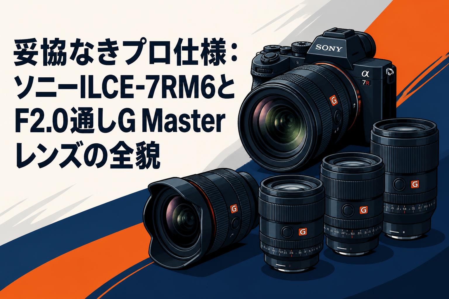 妥協なきプロ仕様：ソニーILCE-7RM6とF2.0通しG Masterレンズの全貌