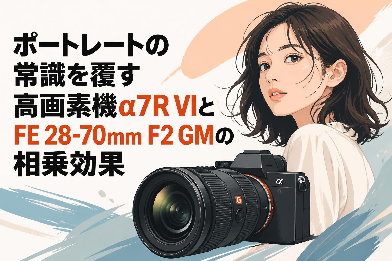 ポートレートの常識を覆す高画素機α7R VIとFE 28-70mm F2 GMの相乗効果