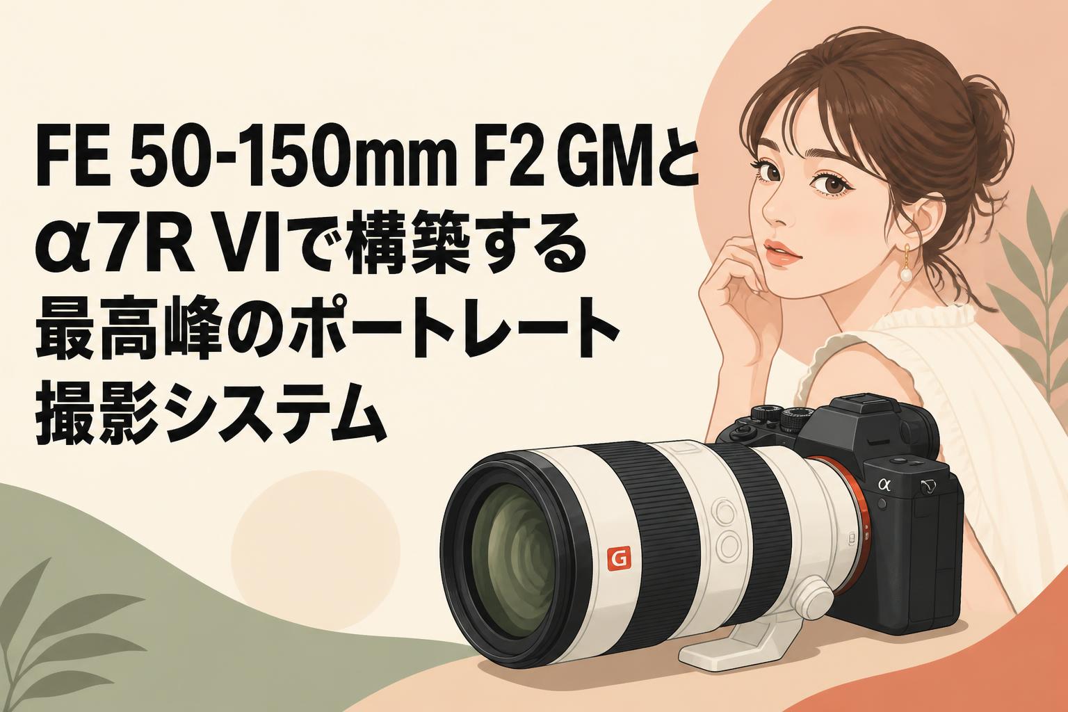FE 50-150mm F2 GMとα7R VIで構築する最高峰のポートレート撮影システム