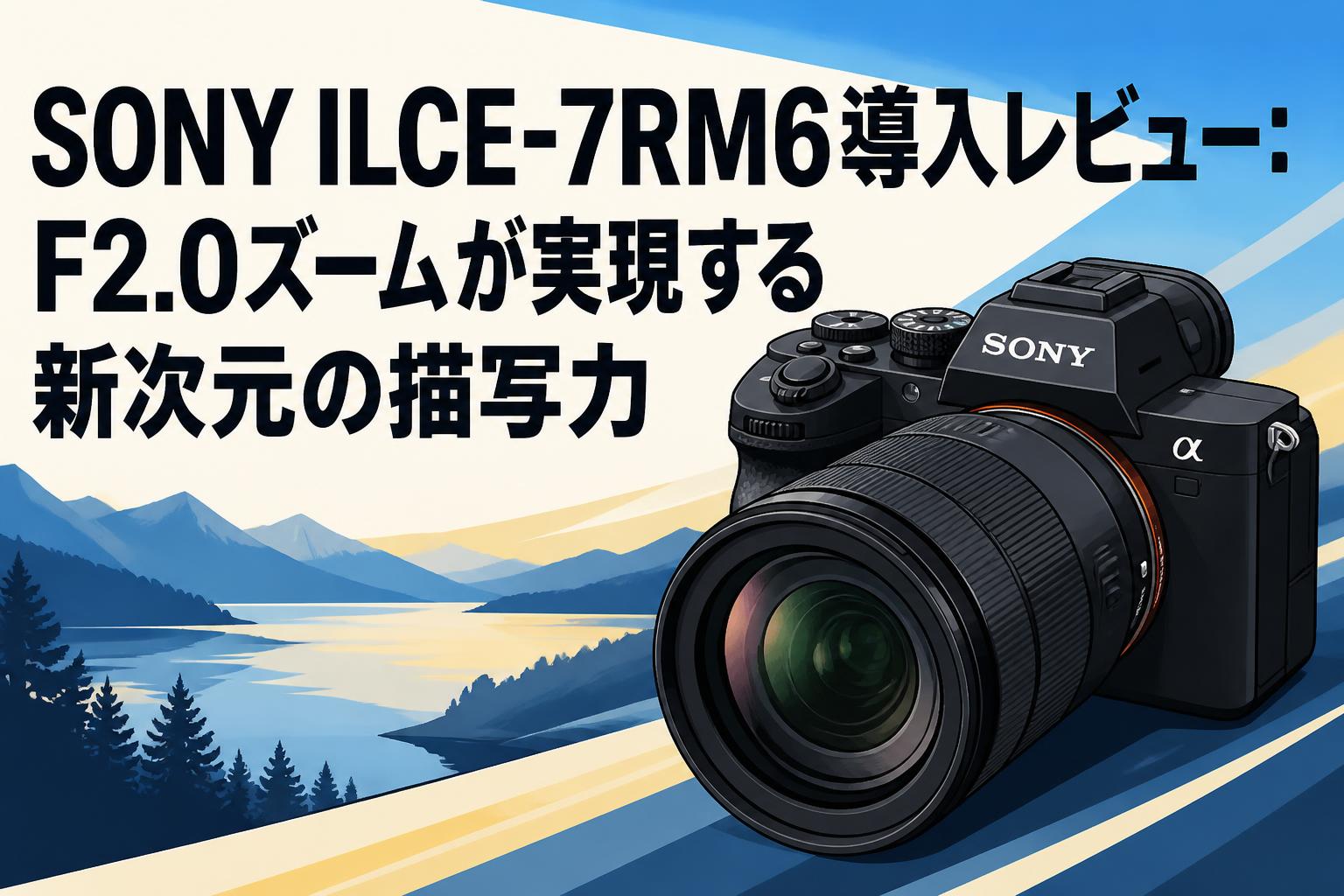 SONY ILCE-7RM6導入レビュー：F2.0ズームが実現する新次元の描写力