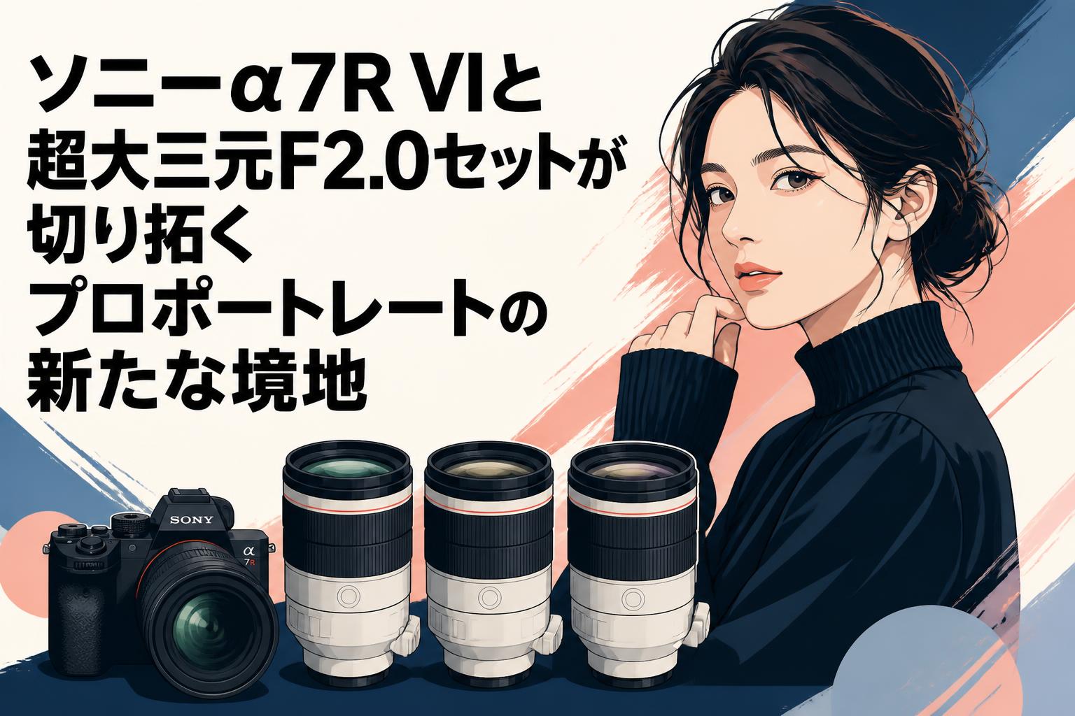 ソニーα7R VIと超大三元F2.0セットが切り拓くプロポートレートの新たな境地