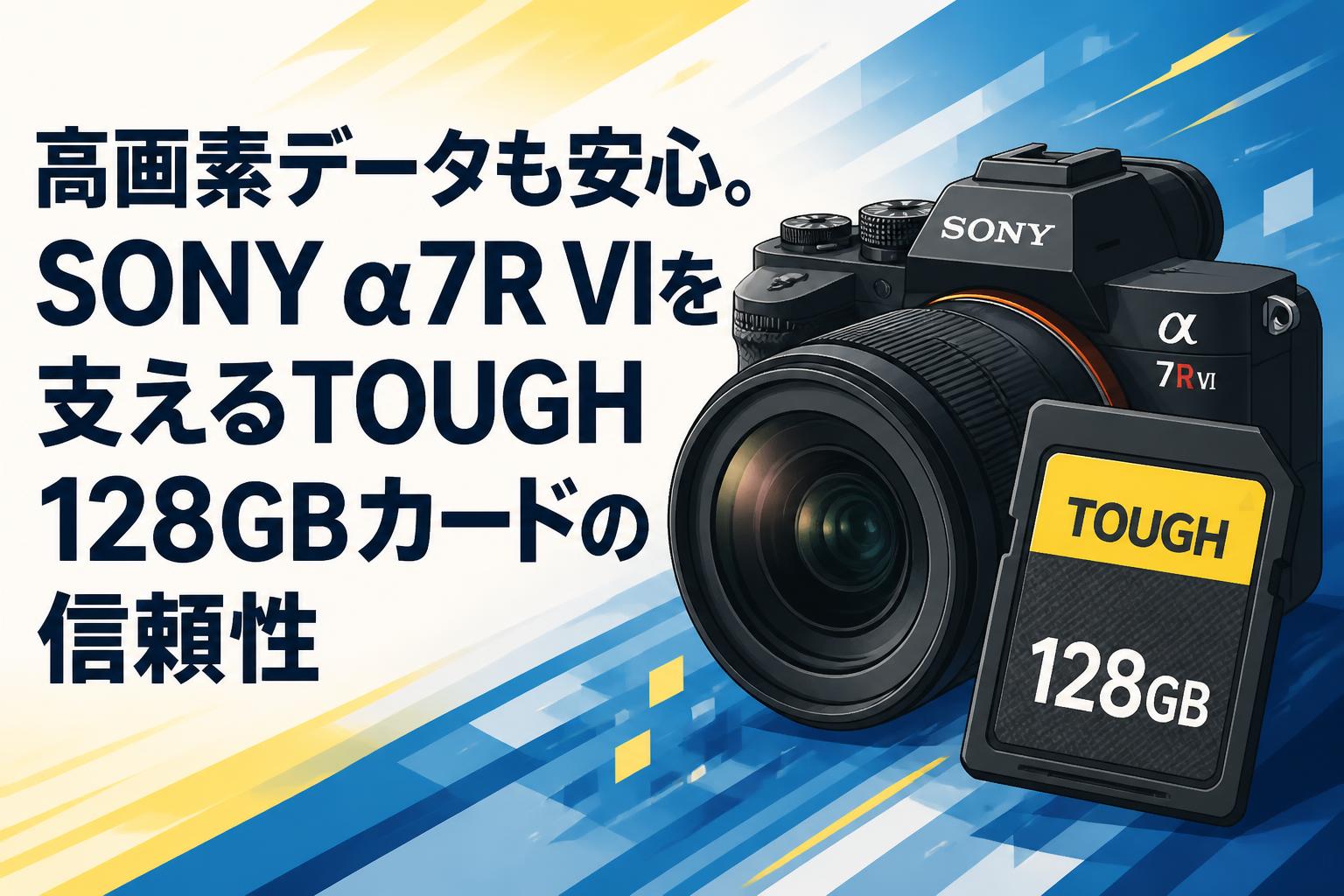 高画素データも安心。SONY α7R VIを支えるTOUGH 128GBカードの信頼性