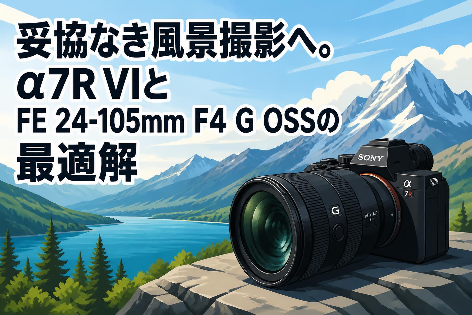 妥協なき風景撮影へ。α7R VIとFE 24-105mm F4 G OSSの最適解