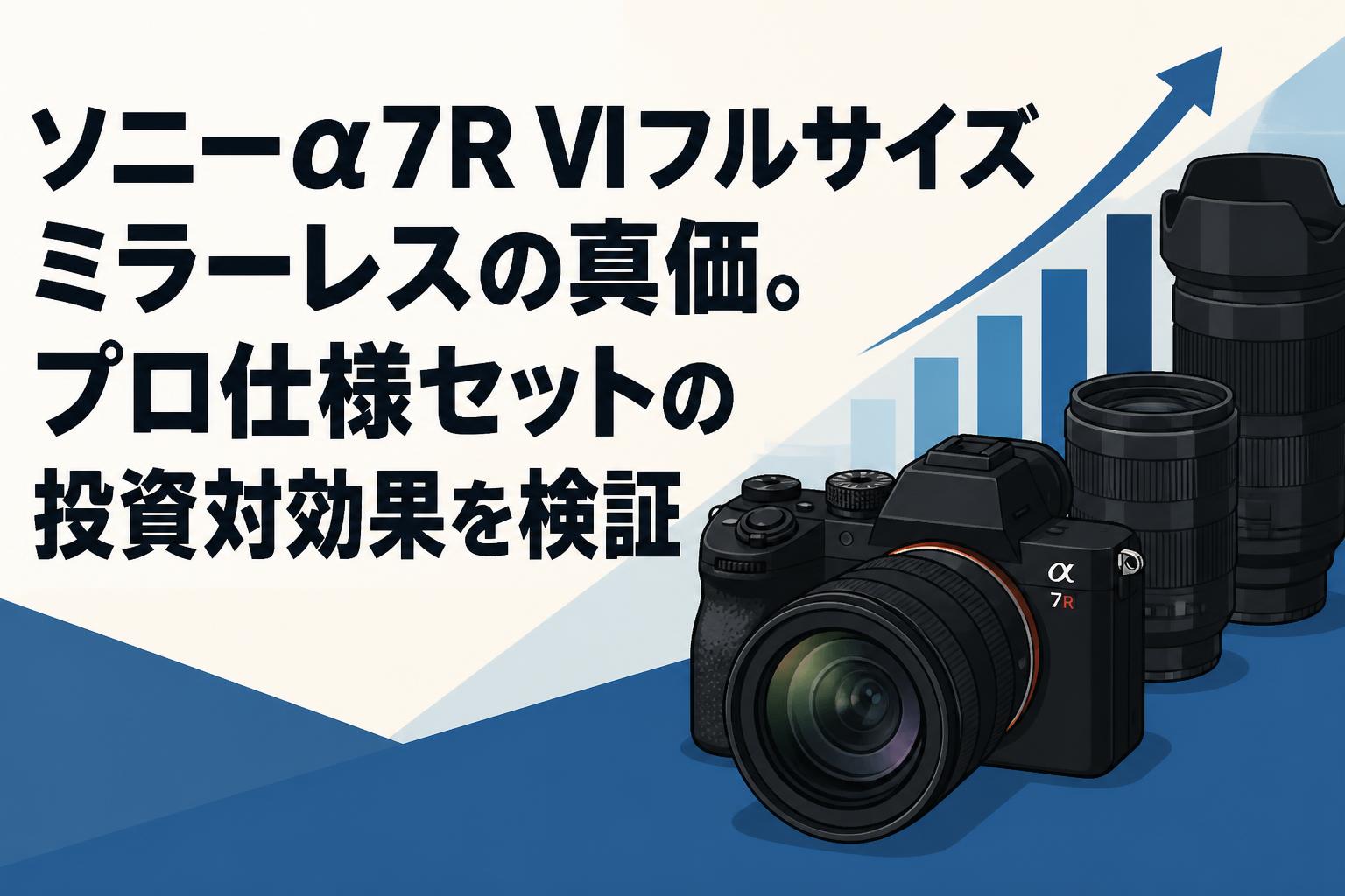 ソニーα7R VIフルサイズミラーレスの真価。プロ仕様セットの投資対効果を検証