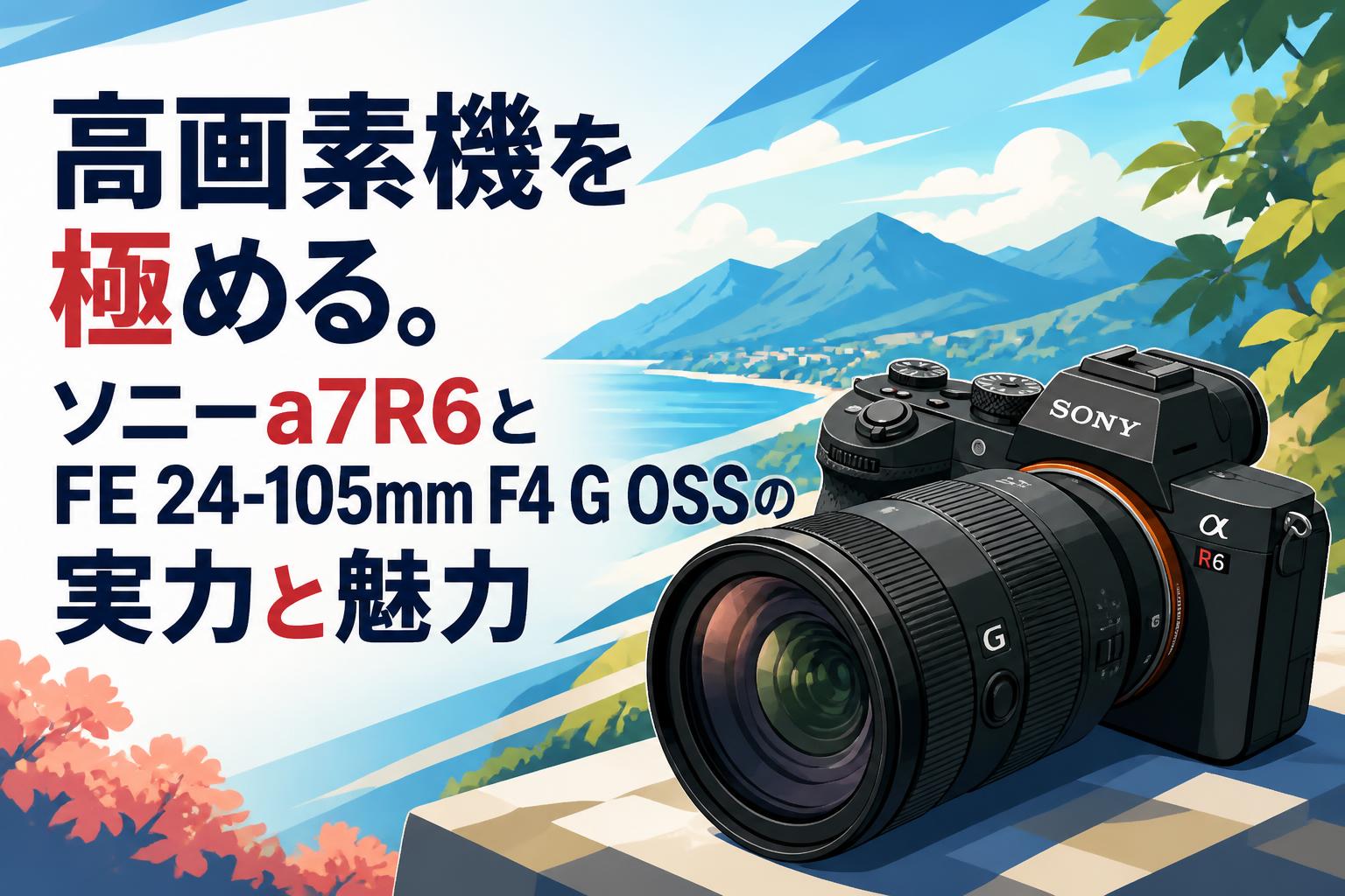 高画素機を極める。ソニーa7R6とFE 24-105mm F4 G OSSの実力と魅力