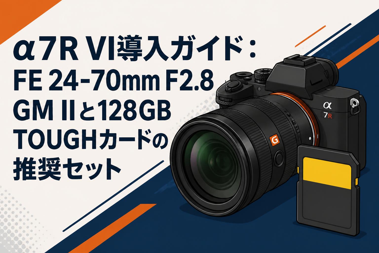 α7R VI導入ガイド：FE 24-70mm F2.8 GM IIと128GB TOUGHカードの推奨セット