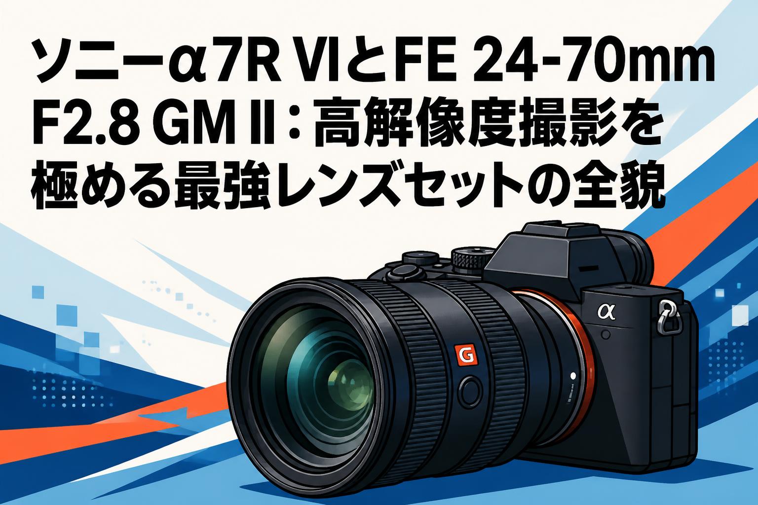 ソニーα7R VIとFE 24-70mm F2.8 GM II：高解像度撮影を極める最強レンズセットの全貌