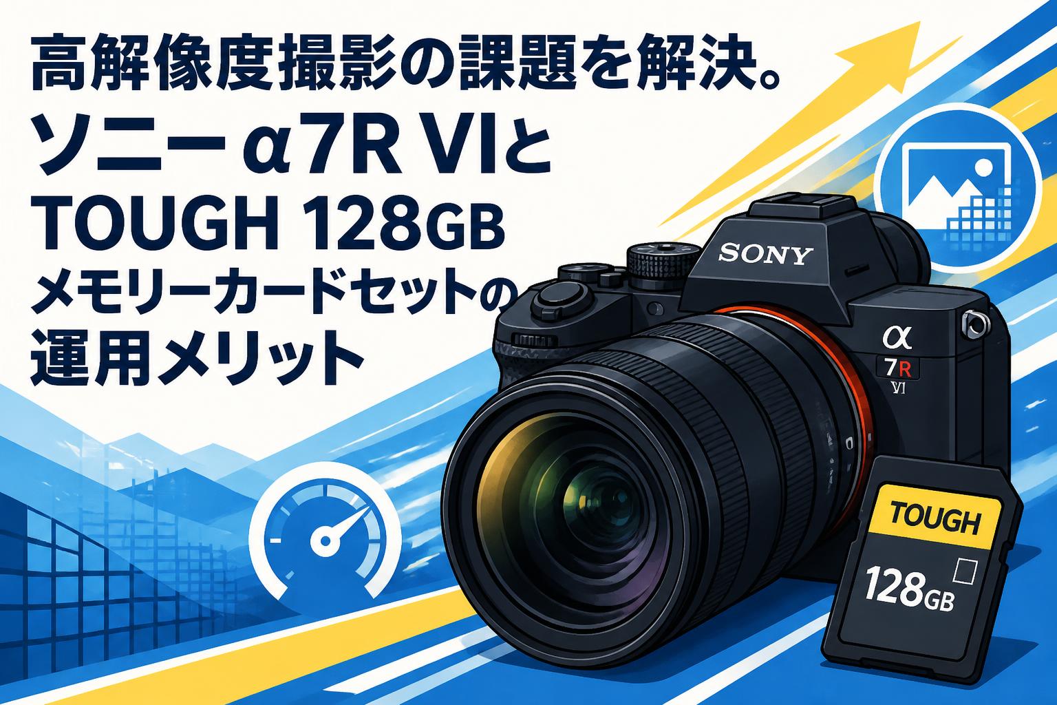 高解像度撮影の課題を解決。ソニー α7R VIとTOUGH 128GBメモリーカードセットの運用メリット