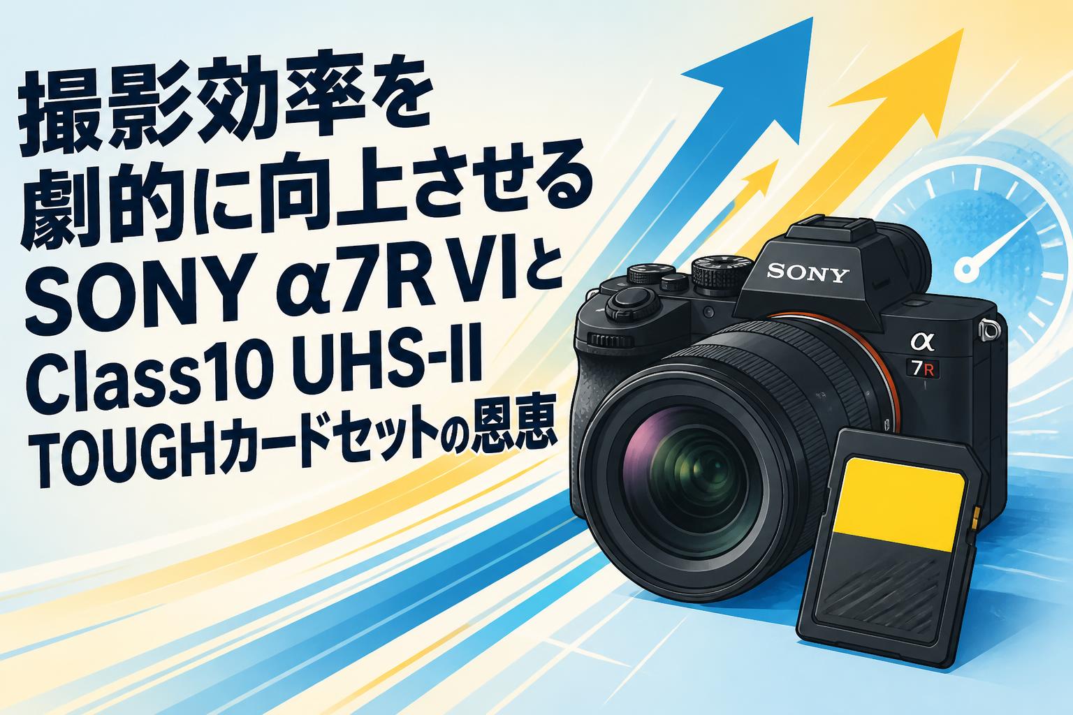 撮影効率を劇的に向上させるSONY α7R VIとClass10 UHS-II TOUGHカードセットの恩恵