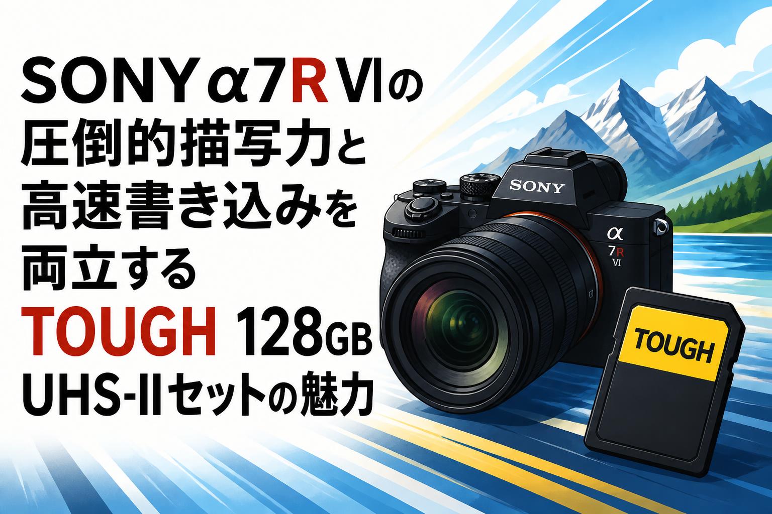 SONY α7R VIの圧倒的描写力と高速書き込みを両立するTOUGH 128GB UHS-IIセットの魅力