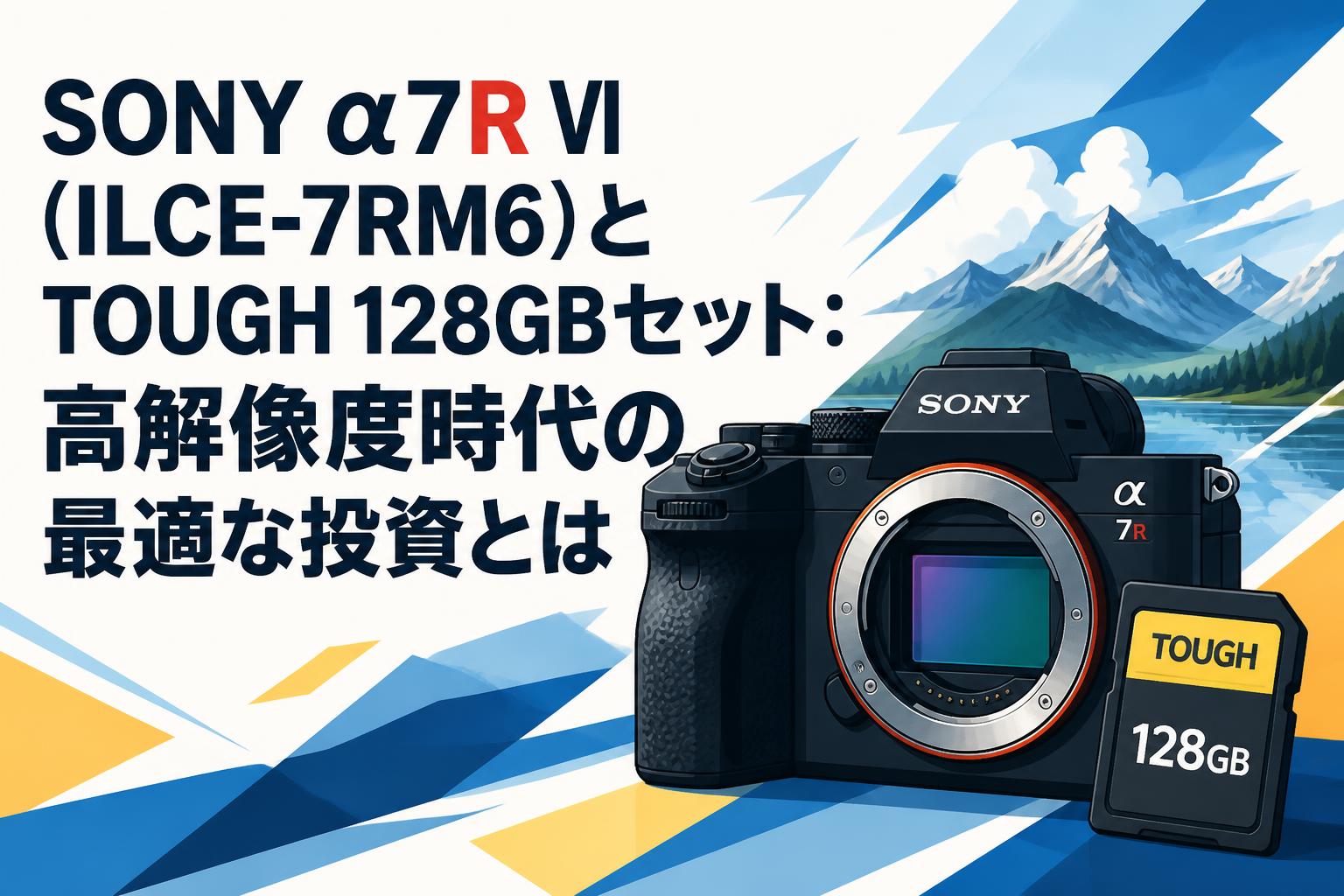 SONY α7R VI（ILCE-7RM6）とTOUGH 128GBセット：高解像度時代の最適な投資とは