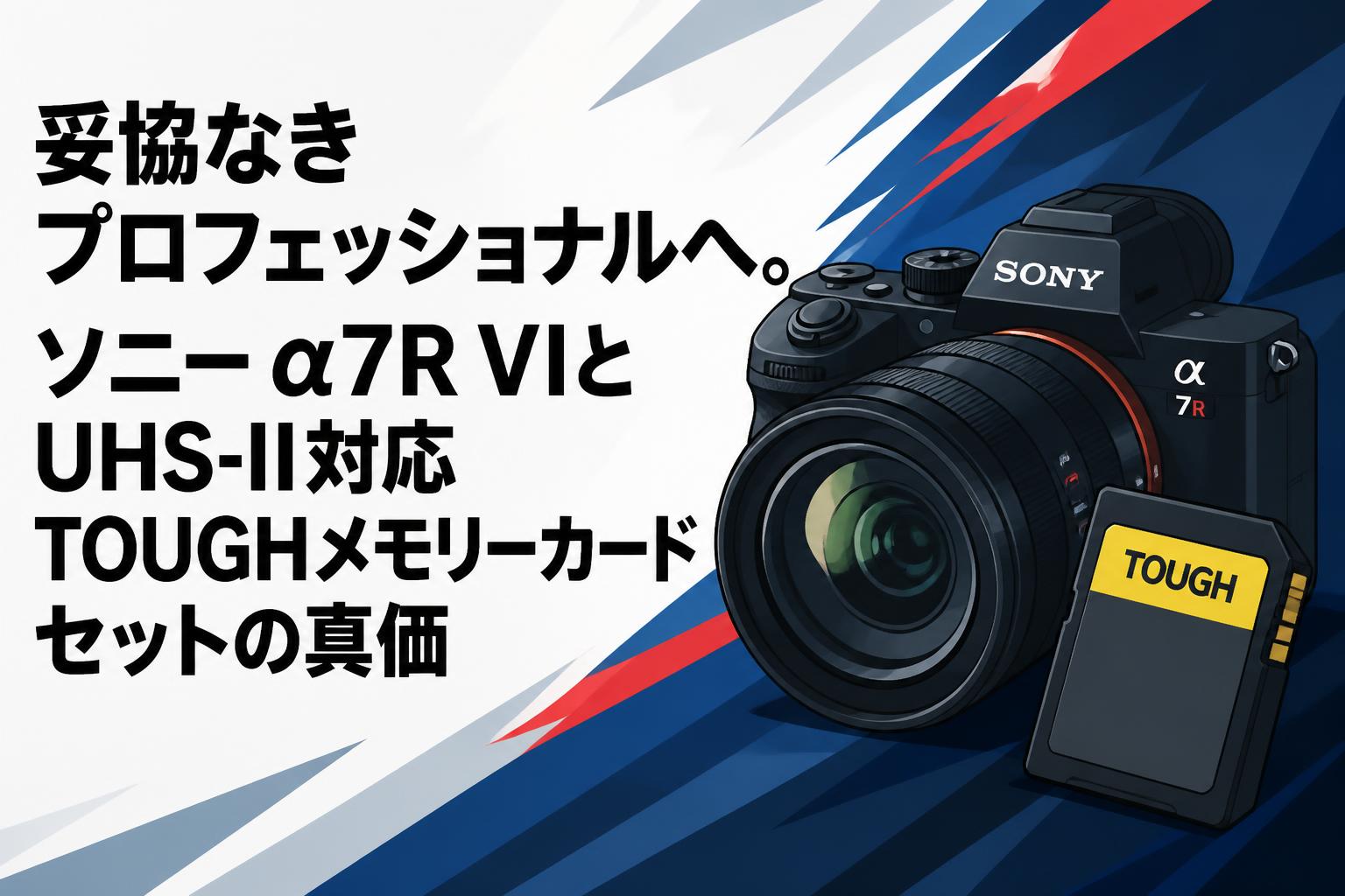 妥協なきプロフェッショナルへ。ソニー α7R VIとUHS-II対応TOUGHメモリーカードセットの真価