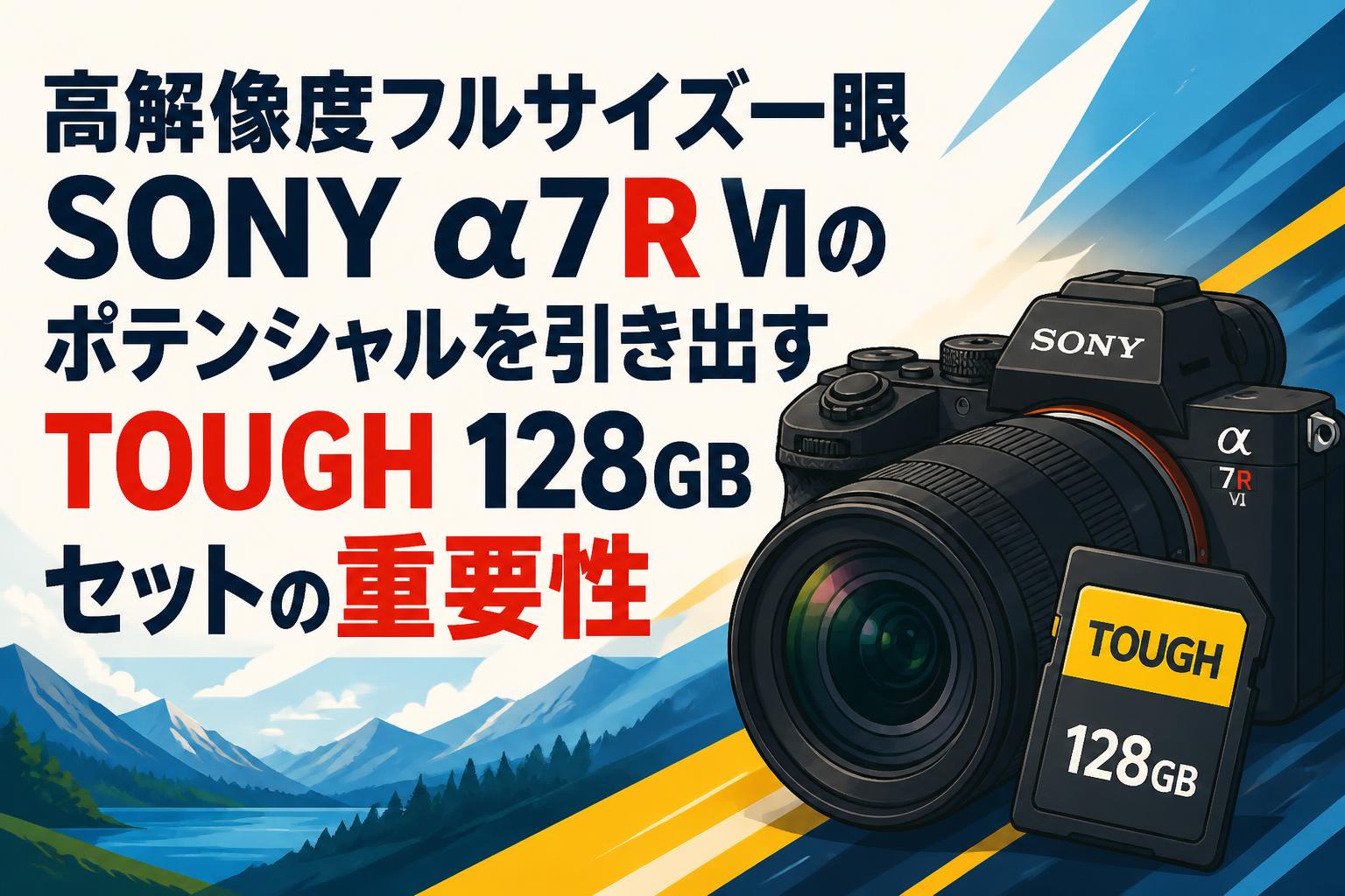 高解像度フルサイズ一眼 SONY α7R VIのポテンシャルを引き出すTOUGH 128GBセットの重要性