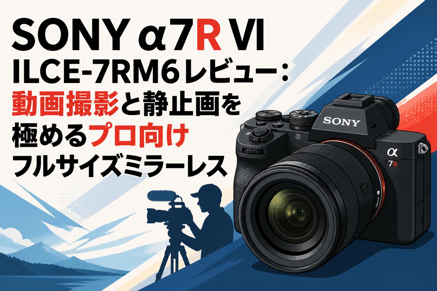 SONY α7R VI ILCE-7RM6レビュー：動画撮影と静止画を極めるプロ向けフルサイズミラーレス