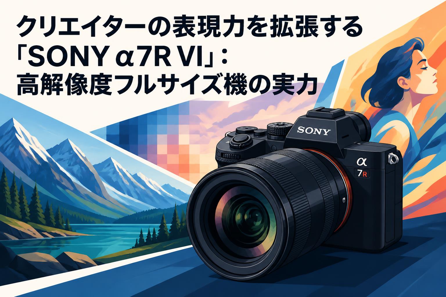 クリエイターの表現力を拡張する「SONY α7R VI」：高解像度フルサイズ機の実力