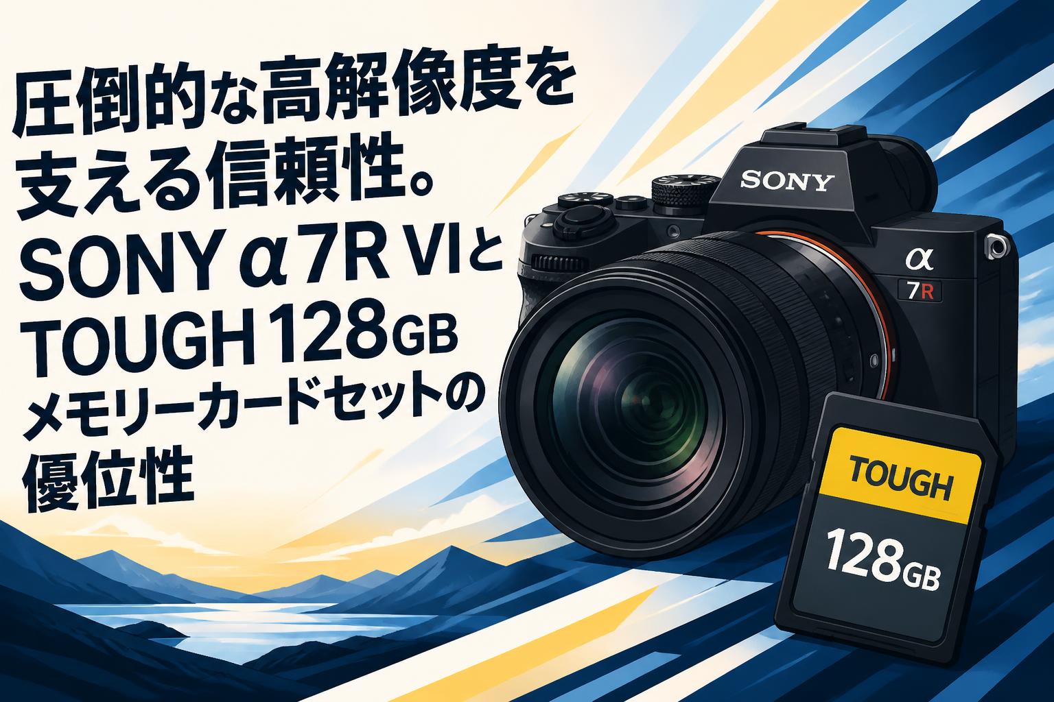 圧倒的な高解像度を支える信頼性。SONY α7R VIとTOUGH 128GBメモリーカードセットの優位性