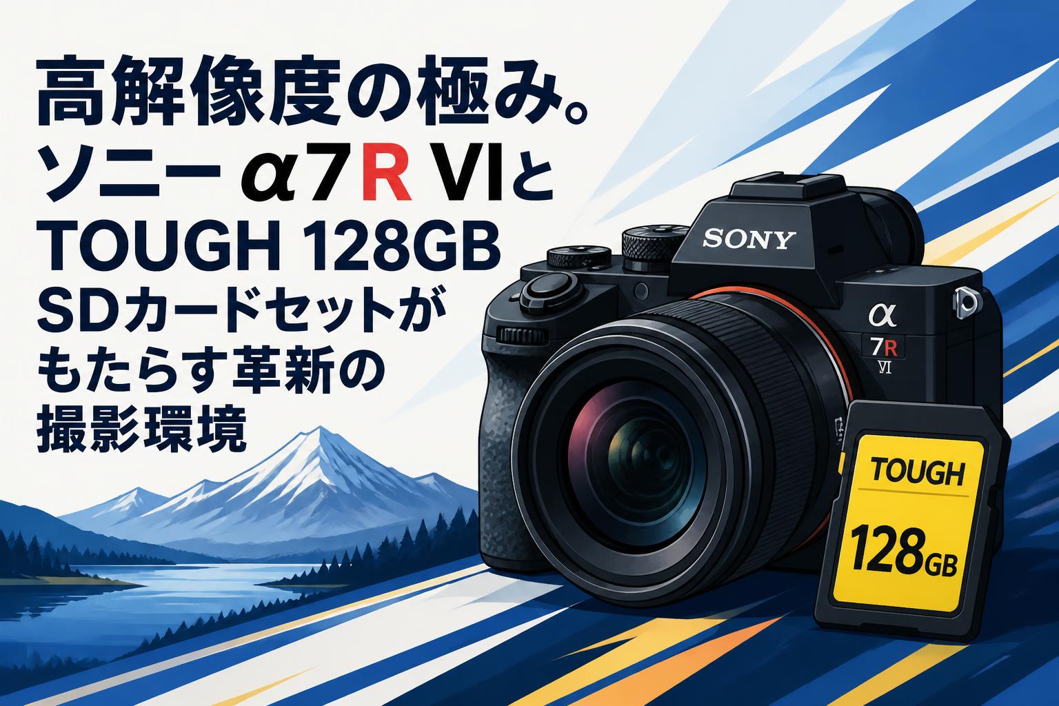 高解像度の極み。ソニー α7R VIとTOUGH 128GB SDカードセットがもたらす革新の撮影環境
