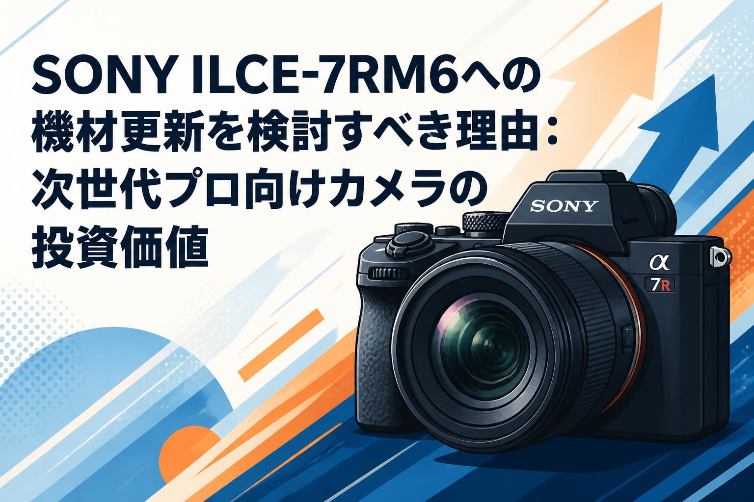 SONY ILCE-7RM6への機材更新を検討すべき理由：次世代プロ向けカメラの投資価値