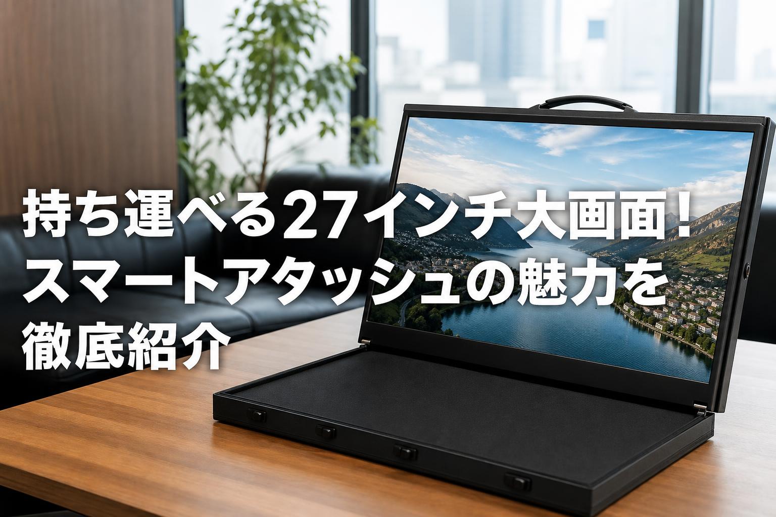 持ち運べる27インチ大画面！スマートアタッシュの魅力を徹底紹介