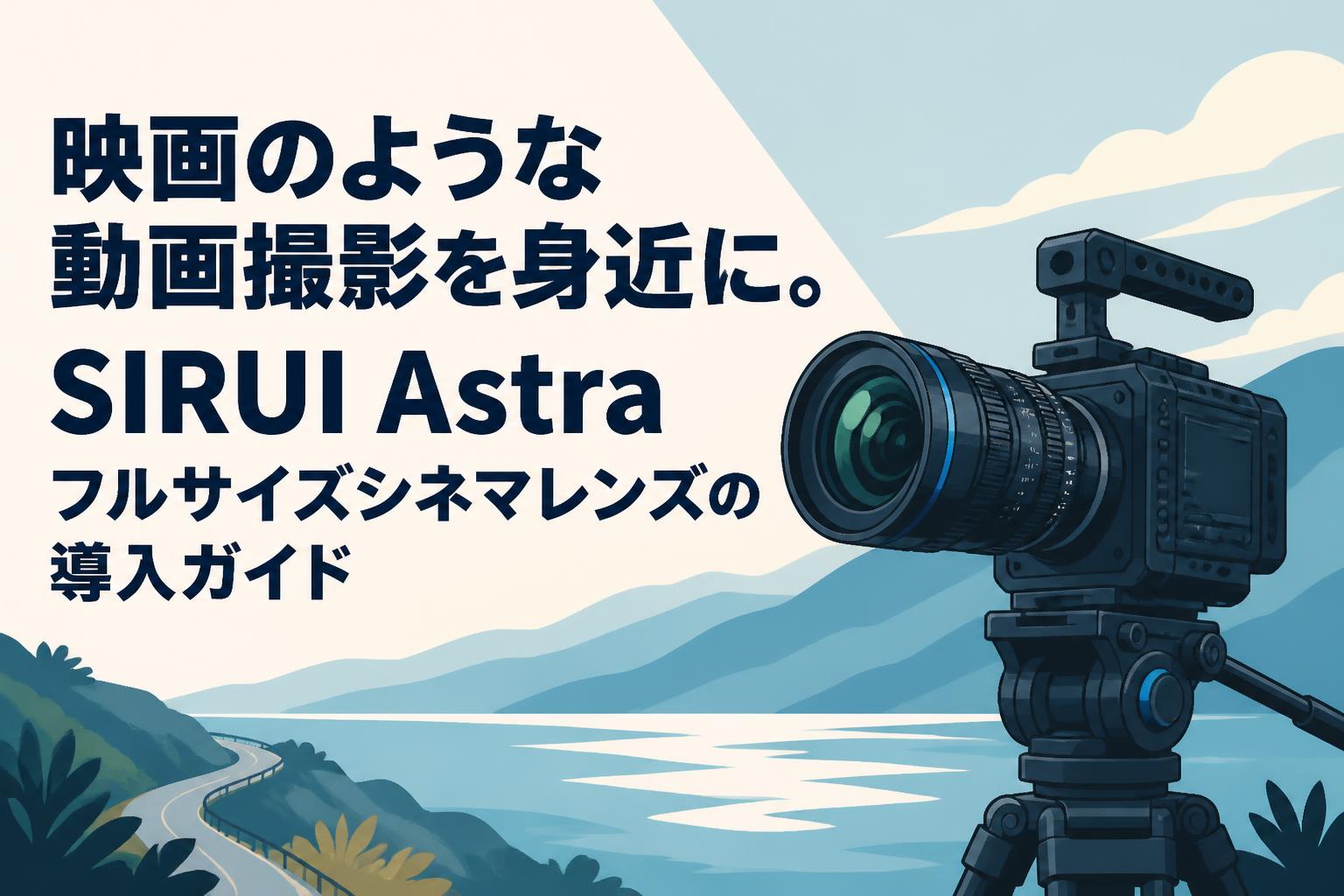映画のような動画撮影を身近に。SIRUI Astraフルサイズシネマレンズの導入ガイド