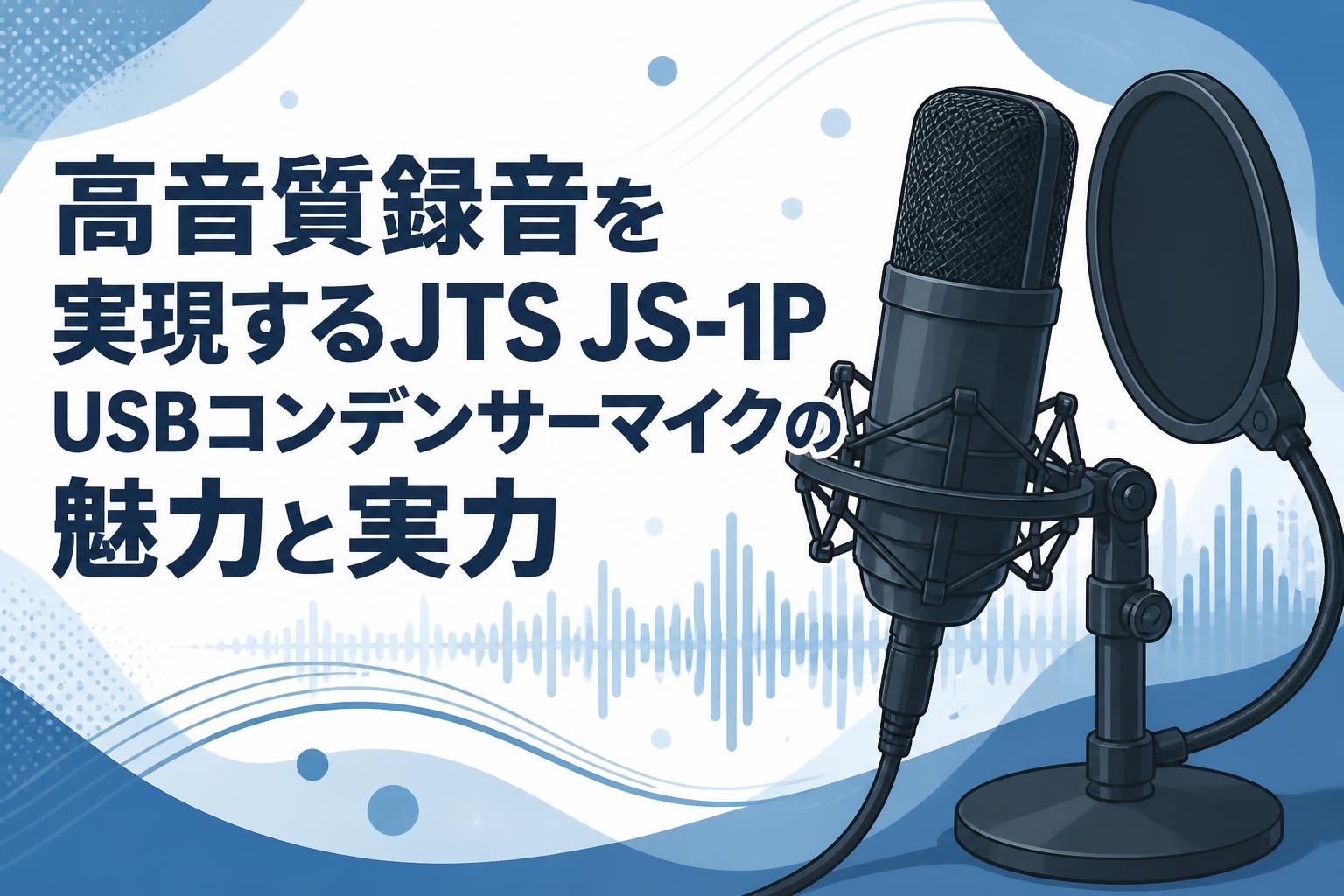 高音質録音を実現するJTS JS-1P USBコンデンサーマイクの魅力と実力