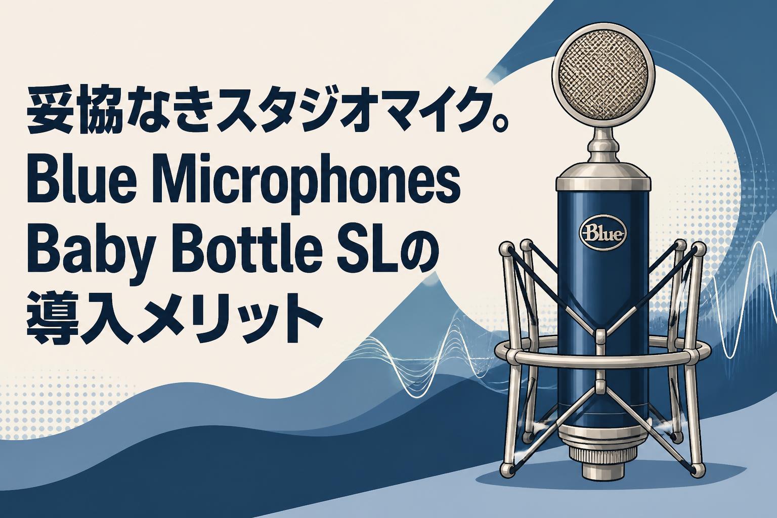 妥協なきスタジオマイク。Blue Microphones Baby Bottle SLの導入メリット