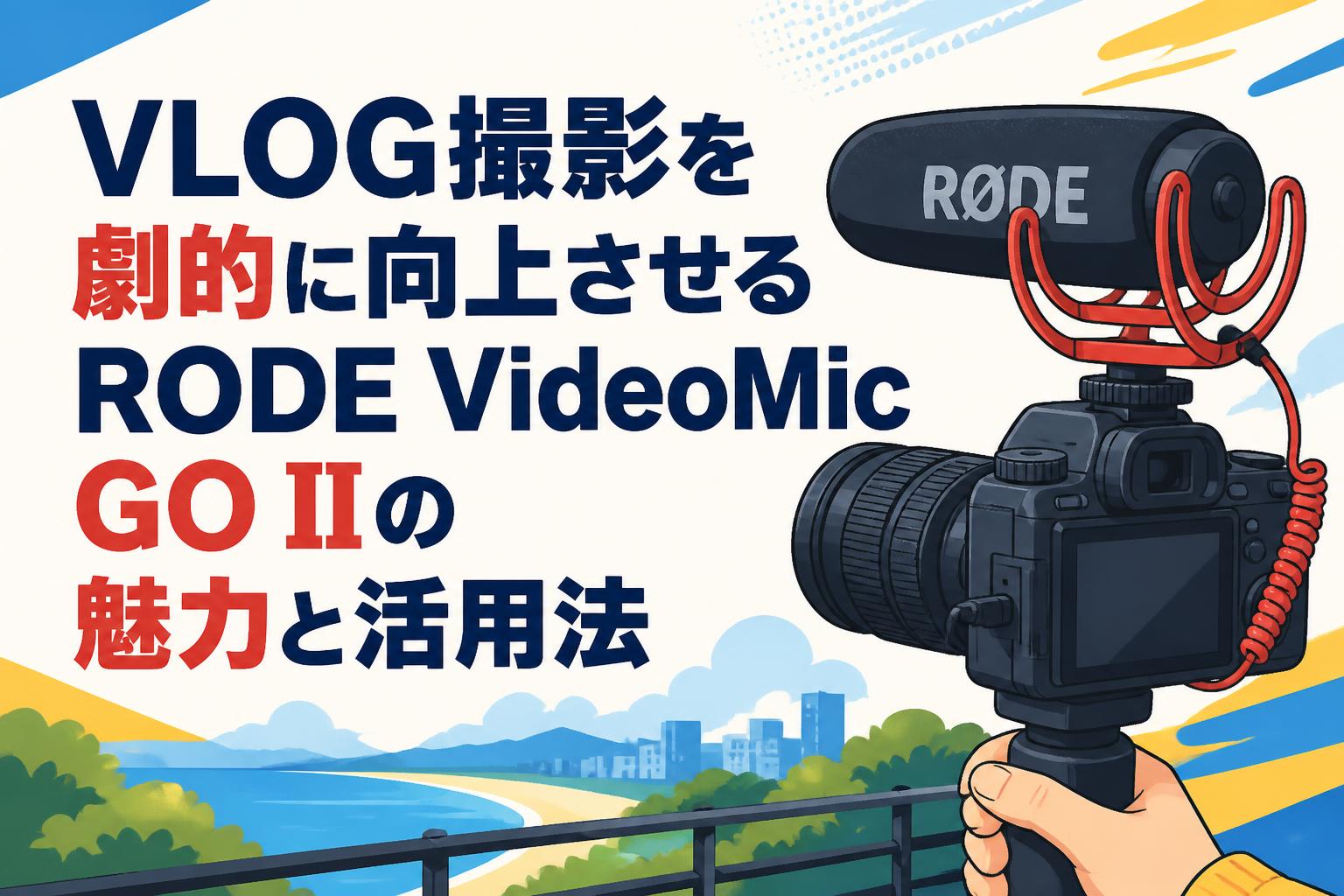 VLOG撮影を劇的に向上させるRODE VideoMic GO IIの魅力と活用法