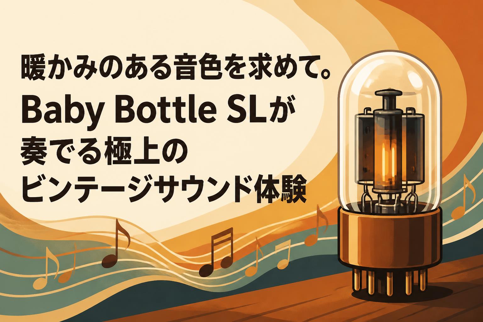 暖かみのある音色を求めて。Baby Bottle SLが奏でる極上のビンテージサウンド体験