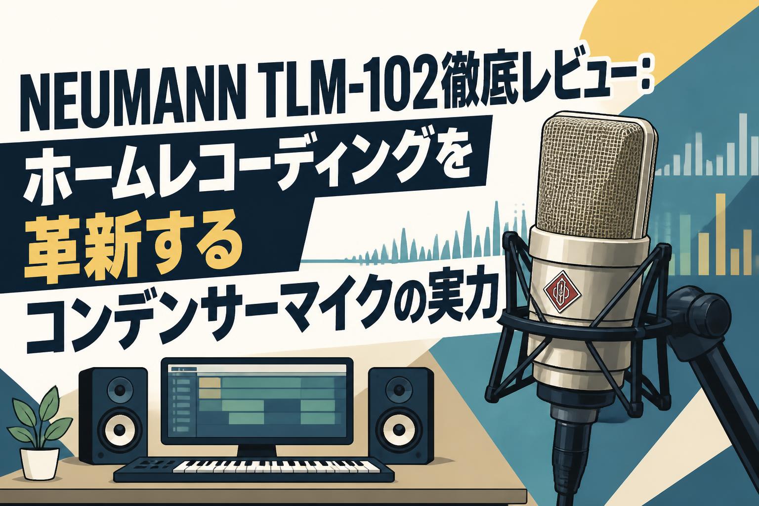 NEUMANN TLM-102徹底レビュー：ホームレコーディングを革新するコンデンサーマイクの実力