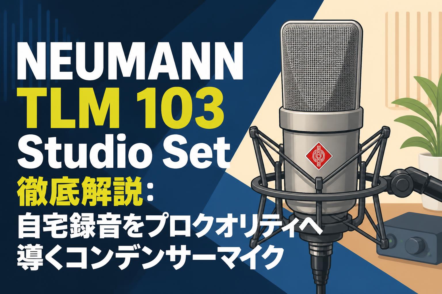 NEUMANN TLM 103 Studio Set 徹底解説：自宅録音をプロクオリティへ導くコンデンサーマイク