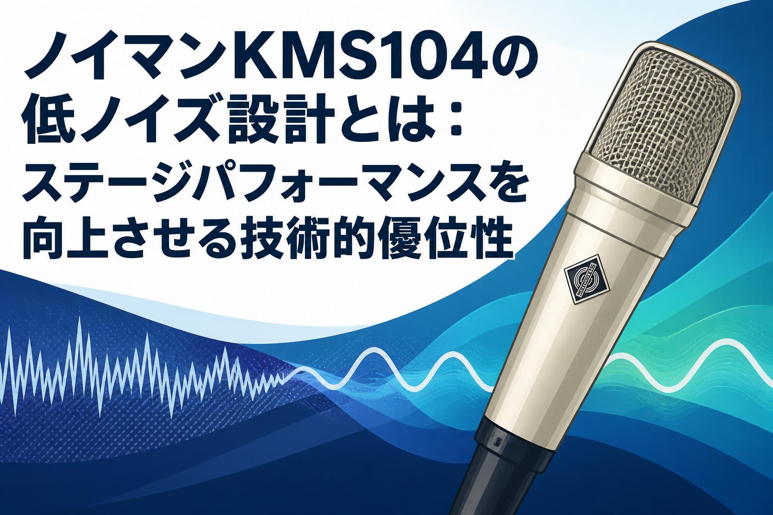 ノイマンKMS104の低ノイズ設計とは：ステージパフォーマンスを向上させる技術的優位性