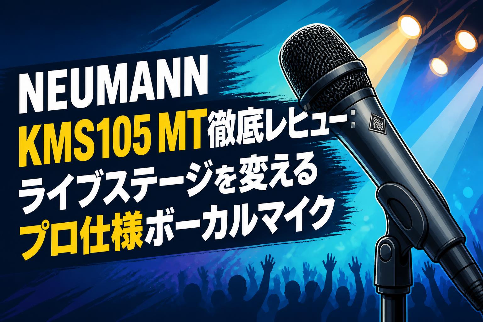 NEUMANN KMS105 MT徹底レビュー：ライブステージを変えるプロ仕様ボーカルマイク
