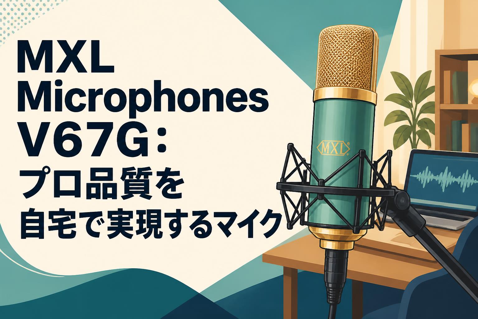 MXL Microphones V67G：プロ品質を自宅で実現するマイク