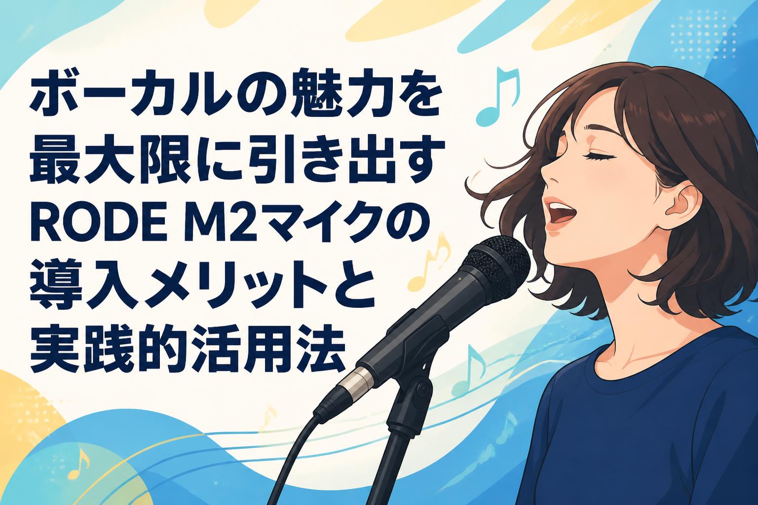 ボーカルの魅力を最大限に引き出すRODE M2マイクの導入メリットと実践的活用法